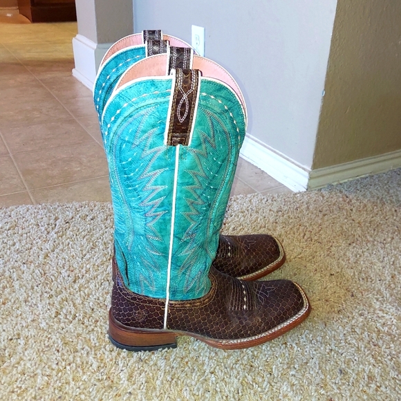 Ariat Women's Vaquera Mustang Cowgirl Boots SZ 7.5B - Picture 6 of 14